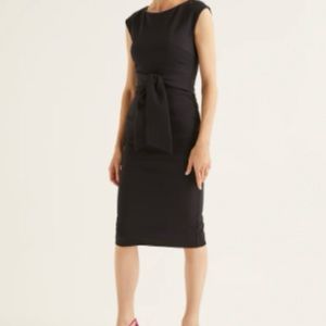 Boden NWT Jessica Ponte Dress, Black 10L